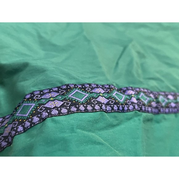 Vintage Eastern Mountain Sports Jacket Pullover Packable Womens Medium Aztec EMS - Picture 9 of 10